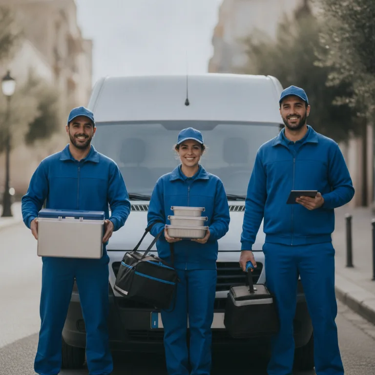 Entrega de Comidas equipo en Burgos